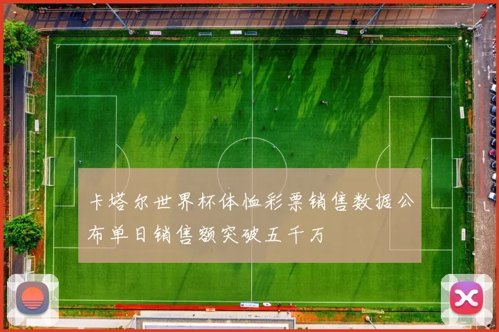 卡塔尔世界杯体恤彩票销售数据公布单日销售额突破五千万